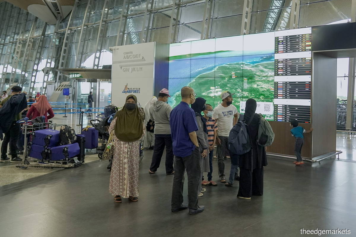 The Kuala Lumpur International Airport (KLIA) in Sepang, Selangor. (Photo by Mohamad Shahril Basri/The Edge)